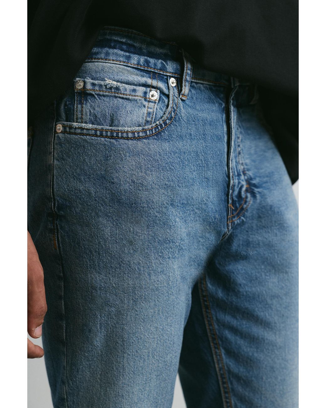 Pull&Bear Slim Jeans in het Blue voor heren