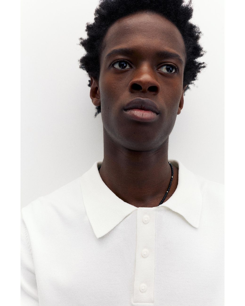 Polo di Pull&Bear in Blue da Uomo