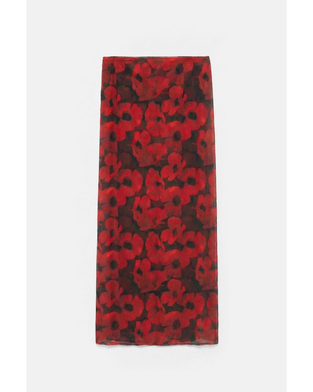 Pull&Bear Green Long Floral Sarong