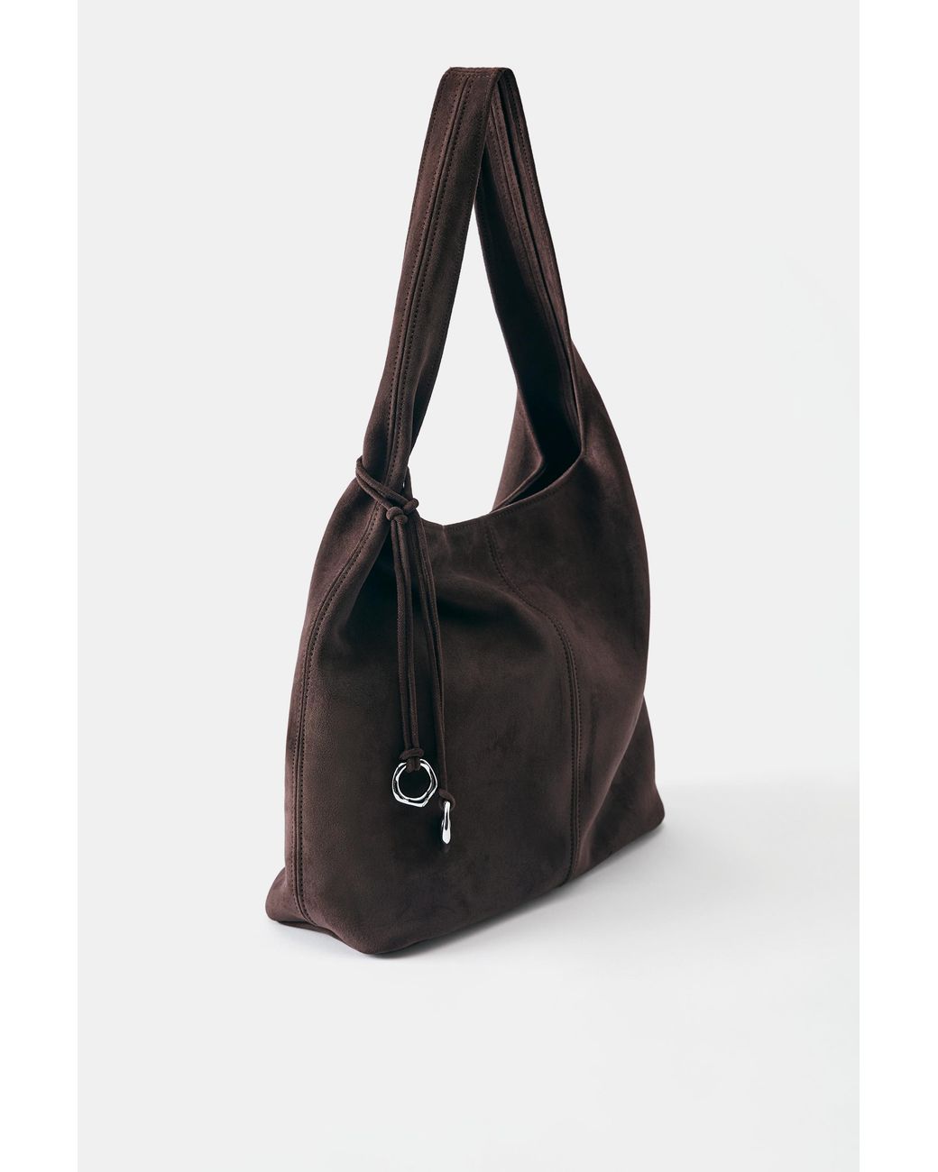 Borsa Shopper Con Decorazione di Pull&Bear in Black