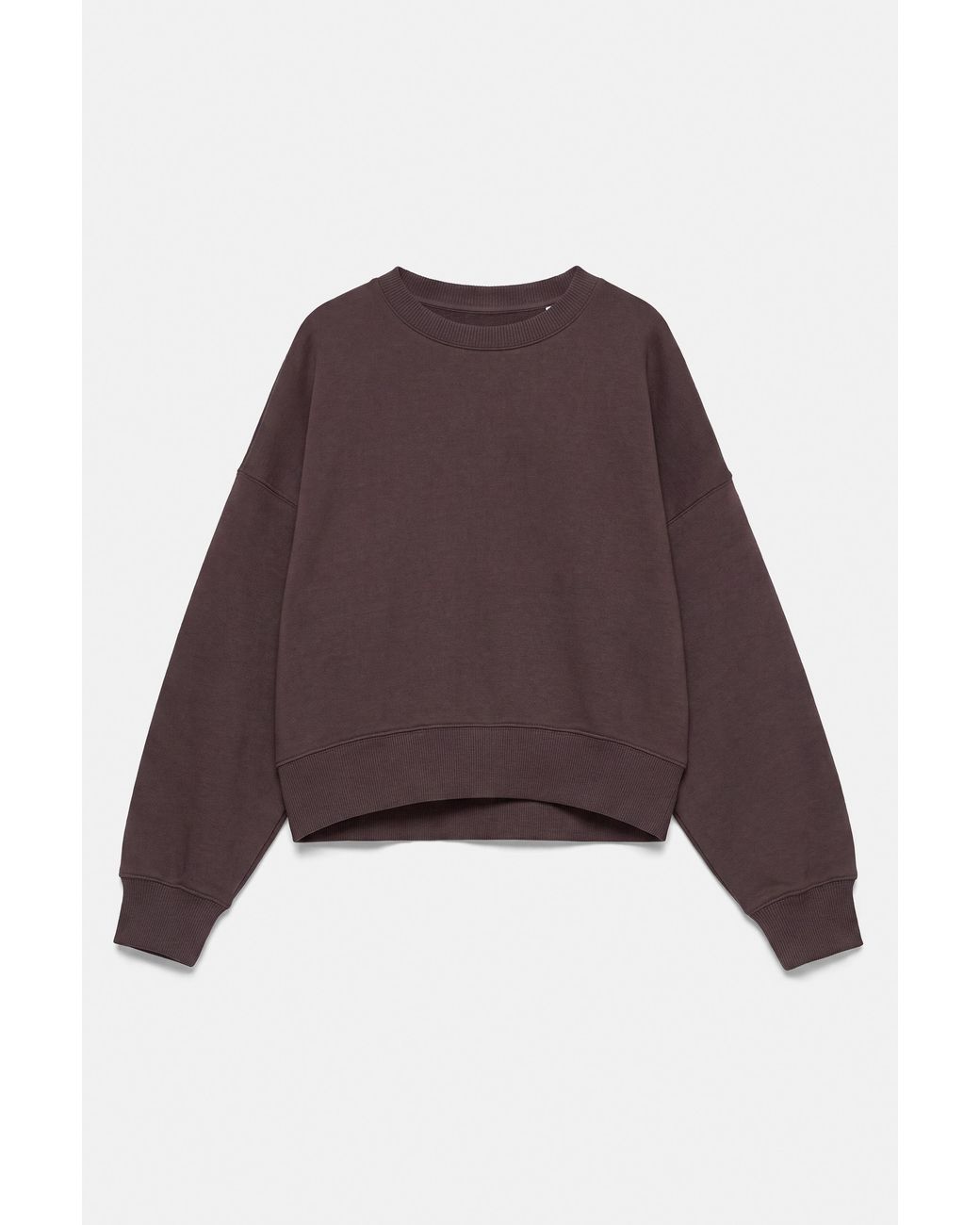 Pull&Bear Brown Round Neck Sweatshirt