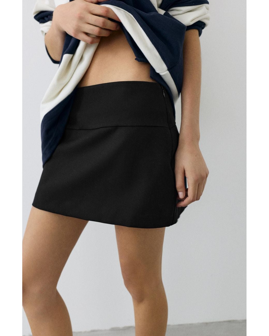 Pull&Bear Black Skort