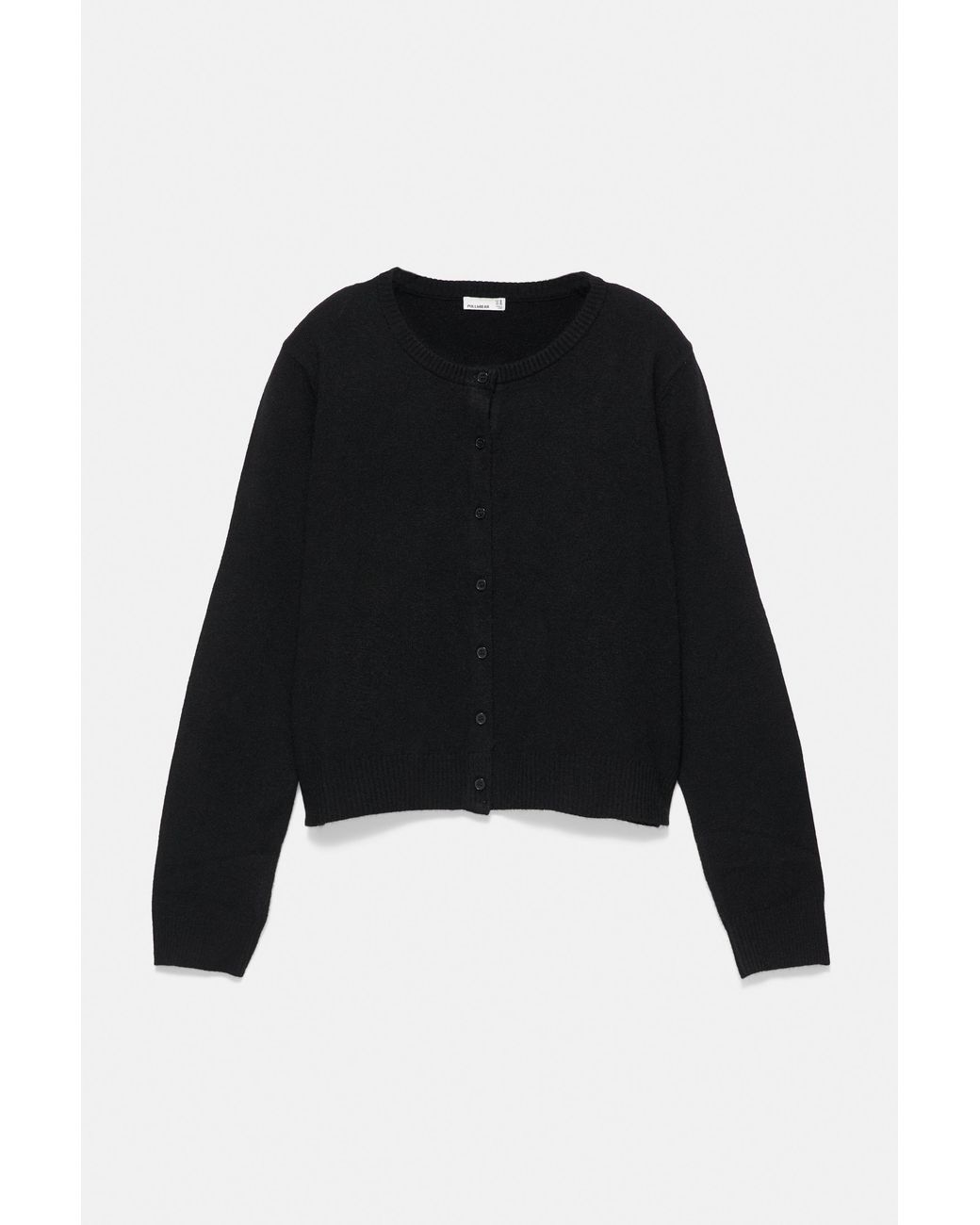 Cardigan Basic di Pull&Bear in Black