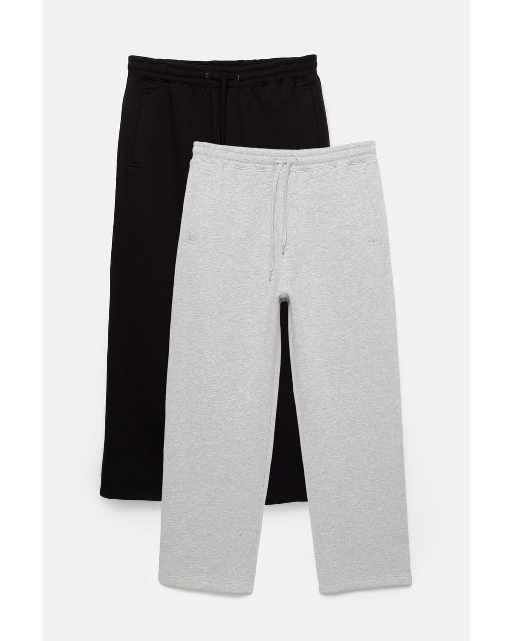 Pull&Bear White 2-Pack Joggers for men