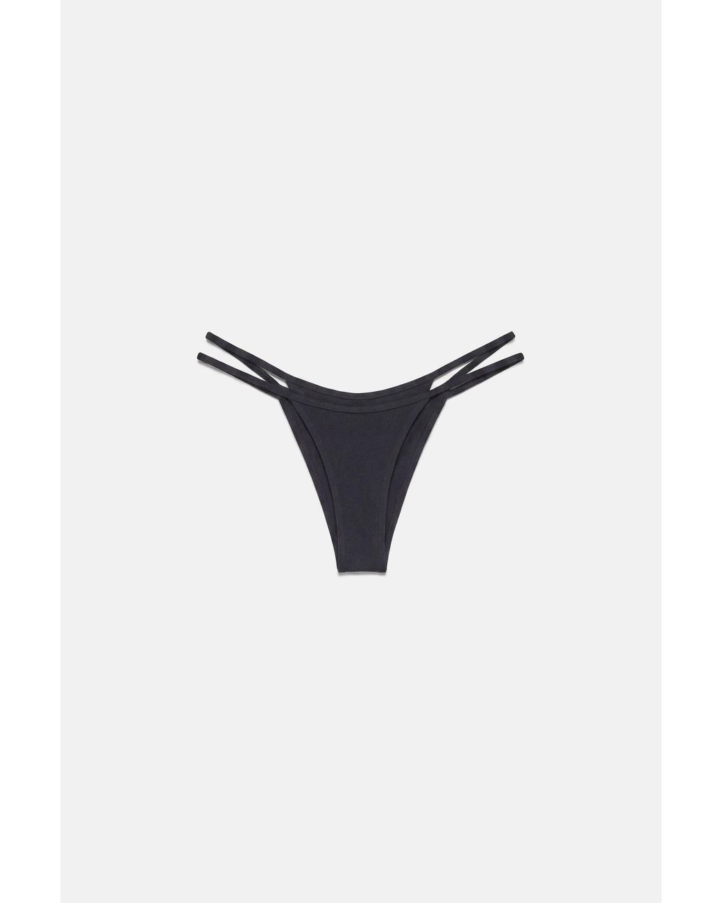 Pull&Bear Blue Double-Effect Bikini Bottoms