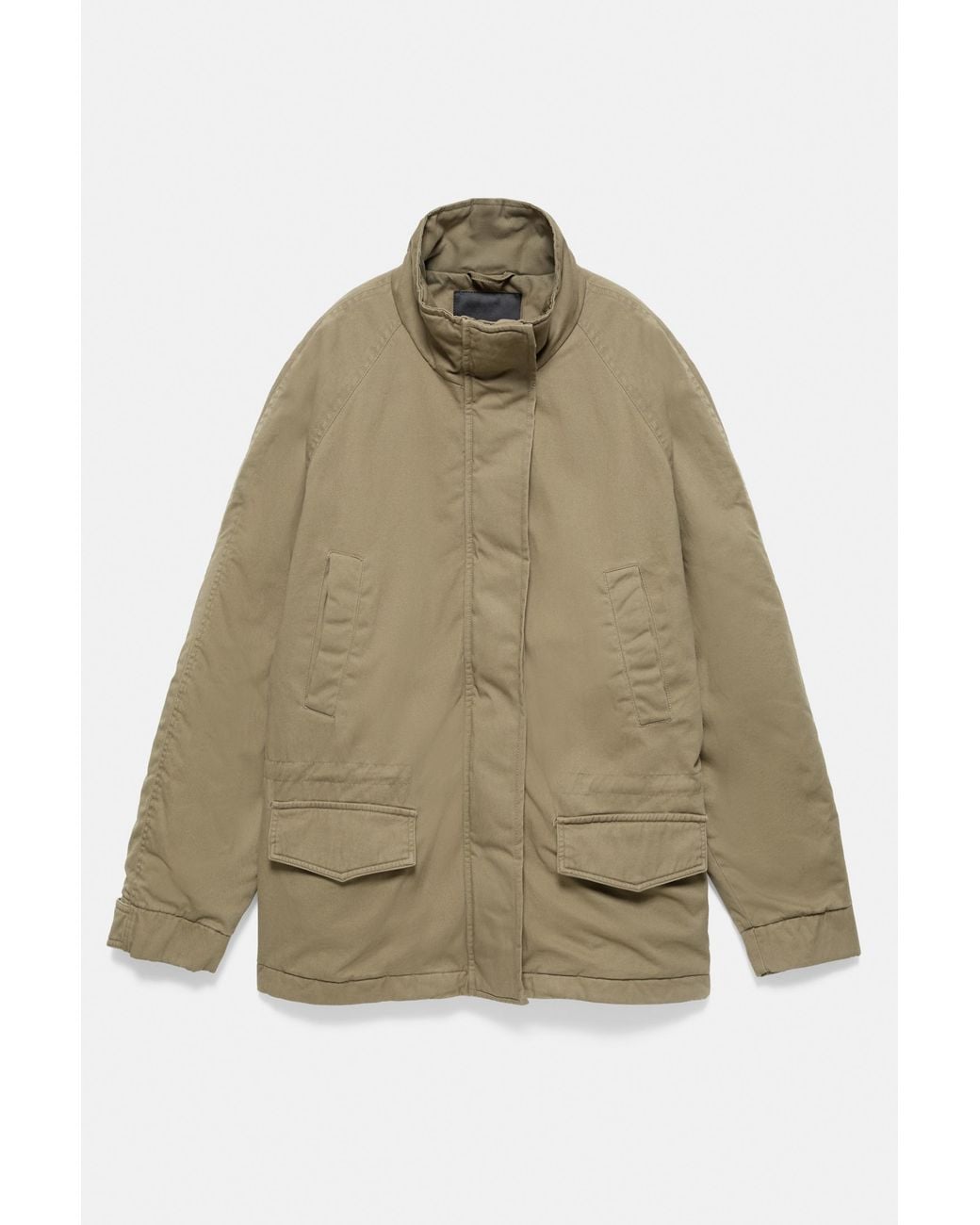 Pull&Bear Multicolor Short Parka With A High Neck