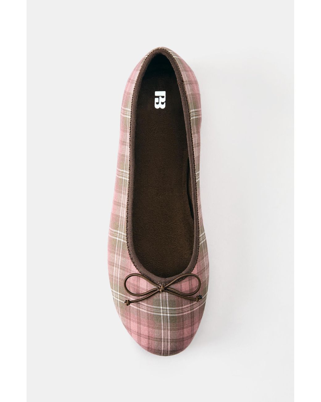 Ballerines À Carreaux Pull&Bear en coloris Black
