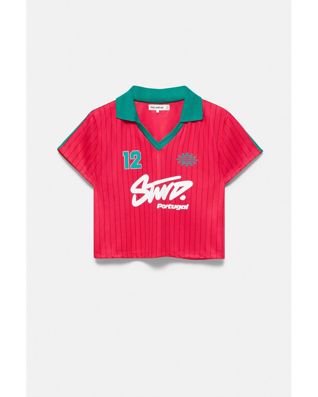 Pull&Bear Red Stwd Portugal T-Shirt