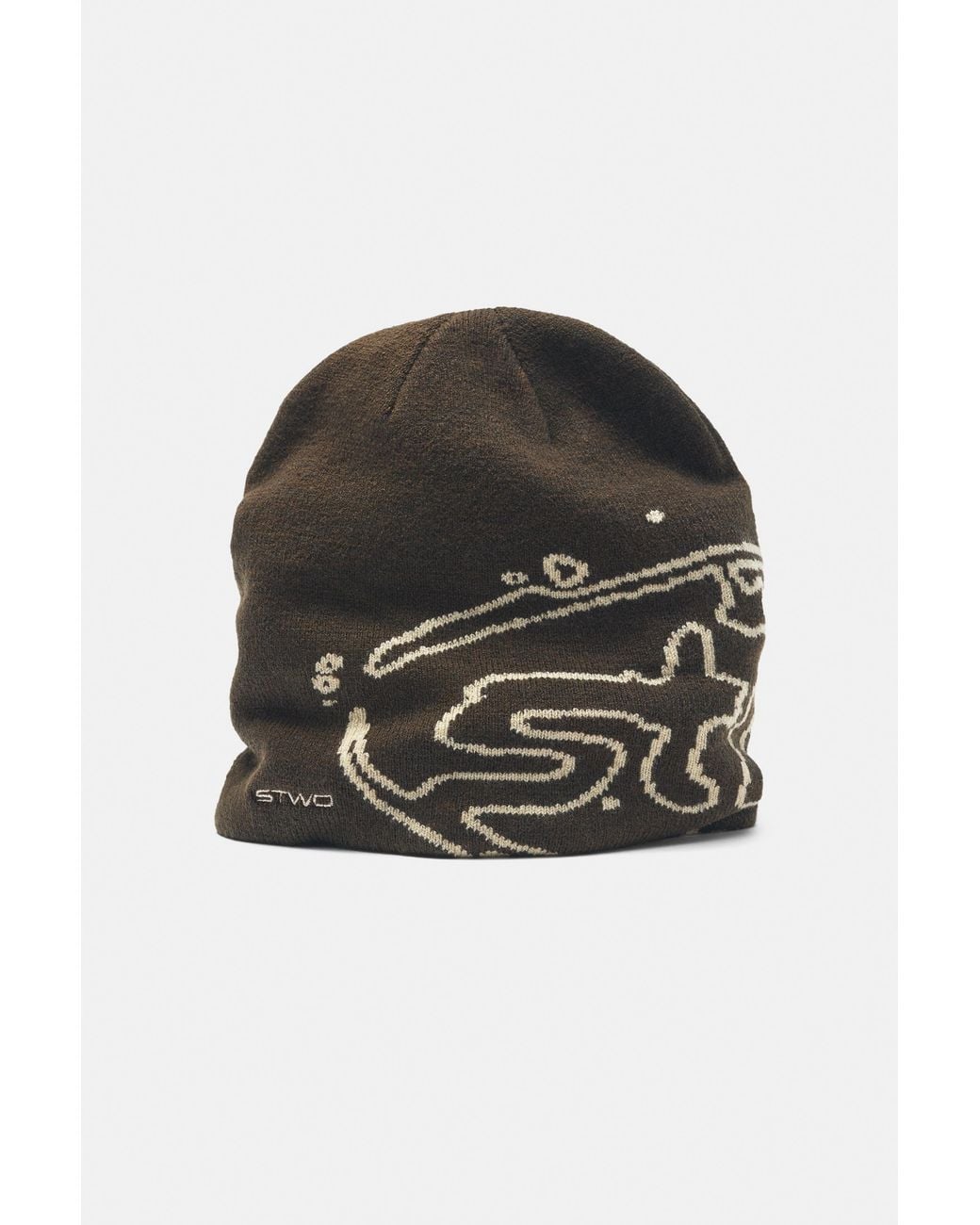 Pull&Bear Stwd Beanie in het Brown voor heren