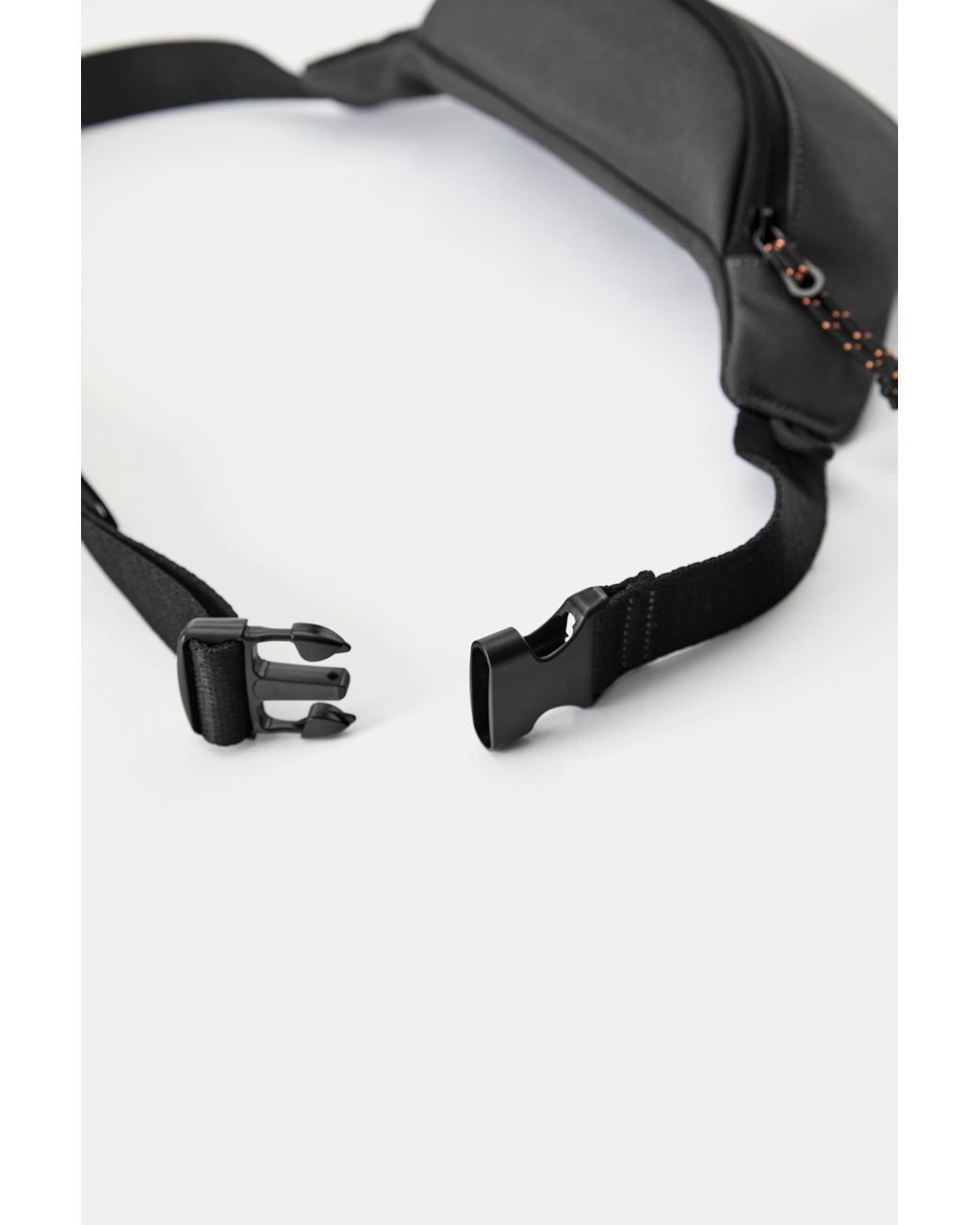 Pull&Bear Black Combined Stwd Belt Bag for men