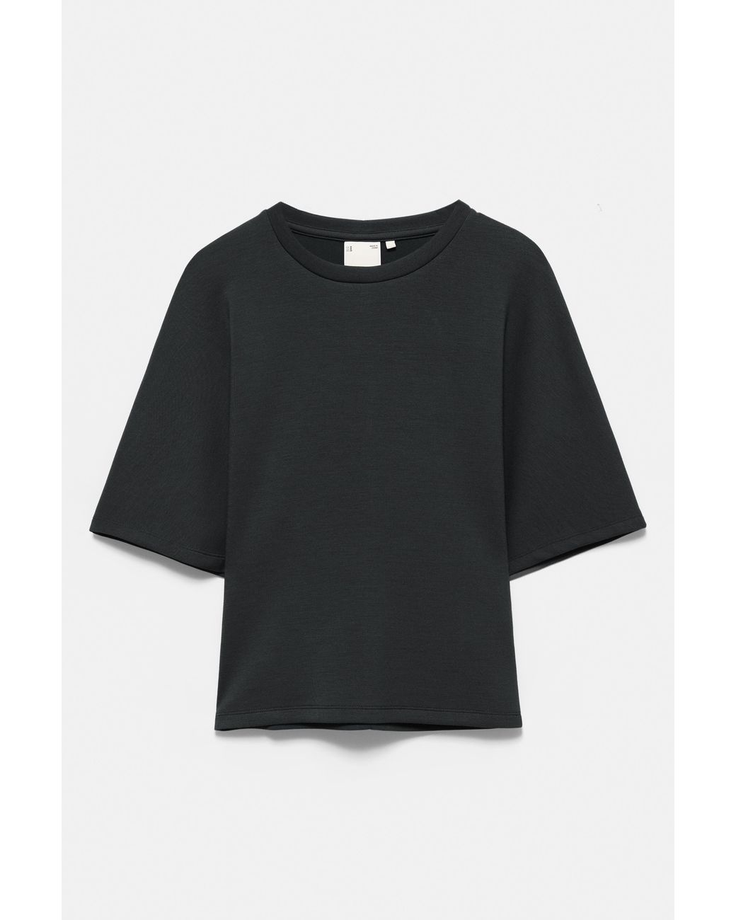 Pull&Bear Black Modal Batwing Sleeve T-Shirt