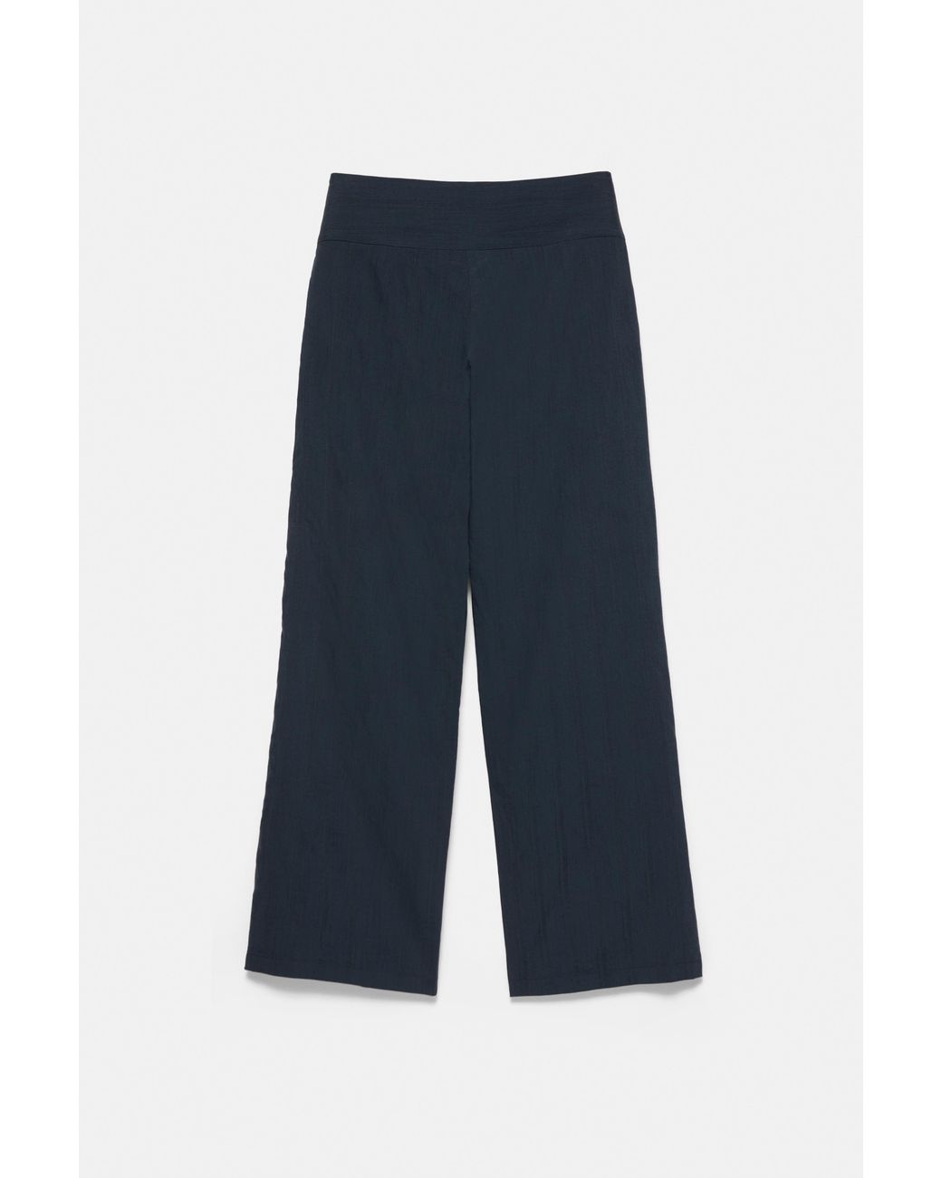 Pull&Bear Blue Buckle-Detail Trousers