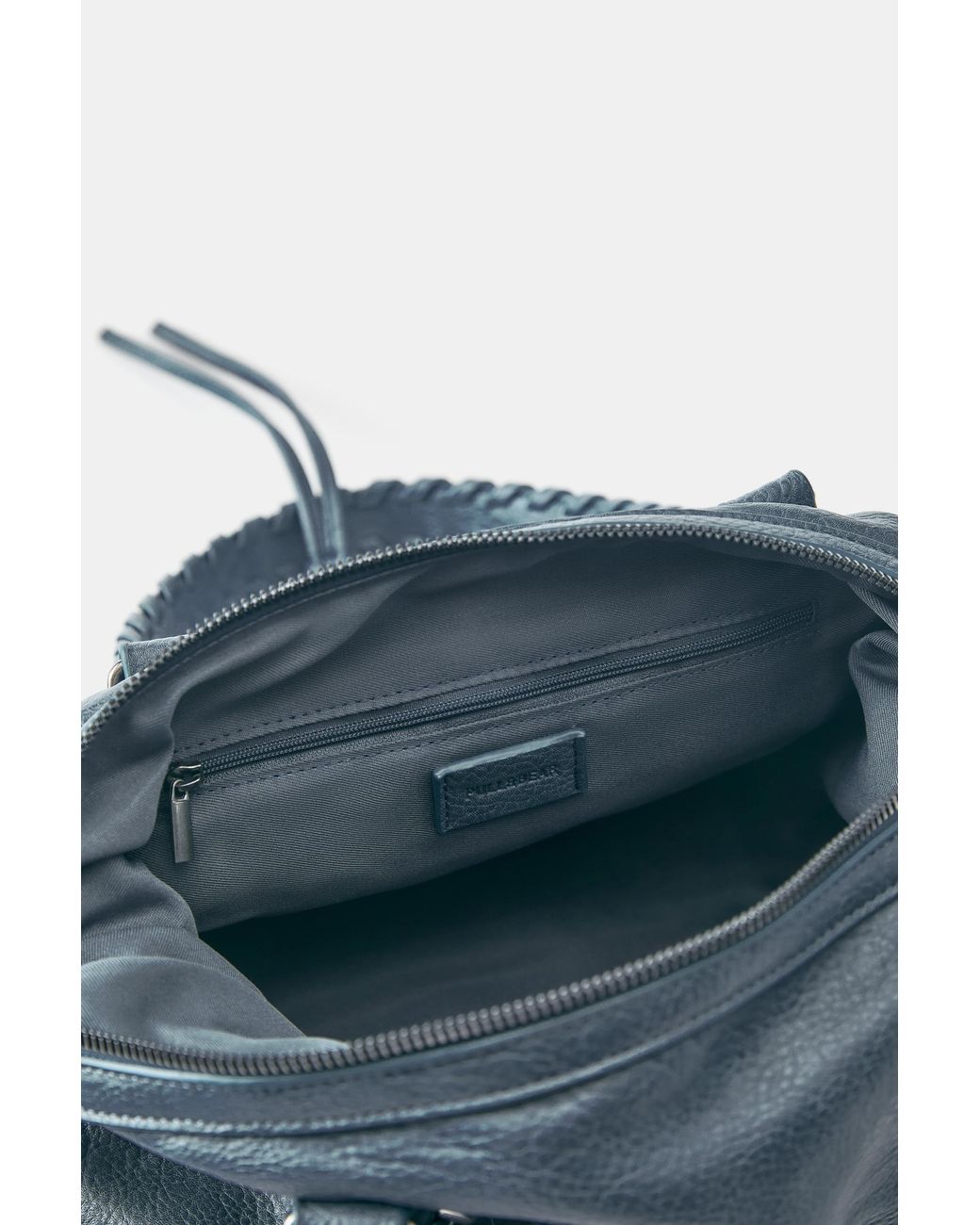 Pull&Bear Blue Shoulder Bag With Rings