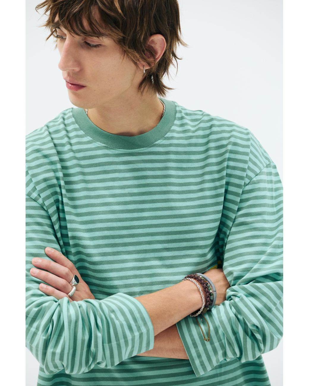 Pull&Bear White Pack Of 4 Bracelets for men