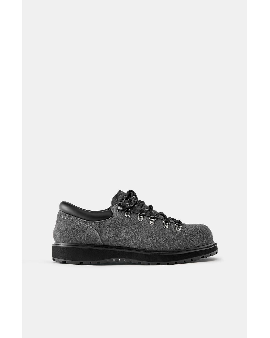 Pull&Bear Trekking-Schuhe Aus Leder in Black für Herren