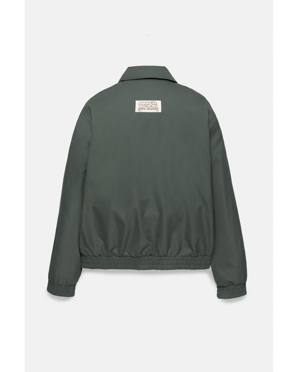 Pull&Bear Jack Met Borduursel in het Green voor heren