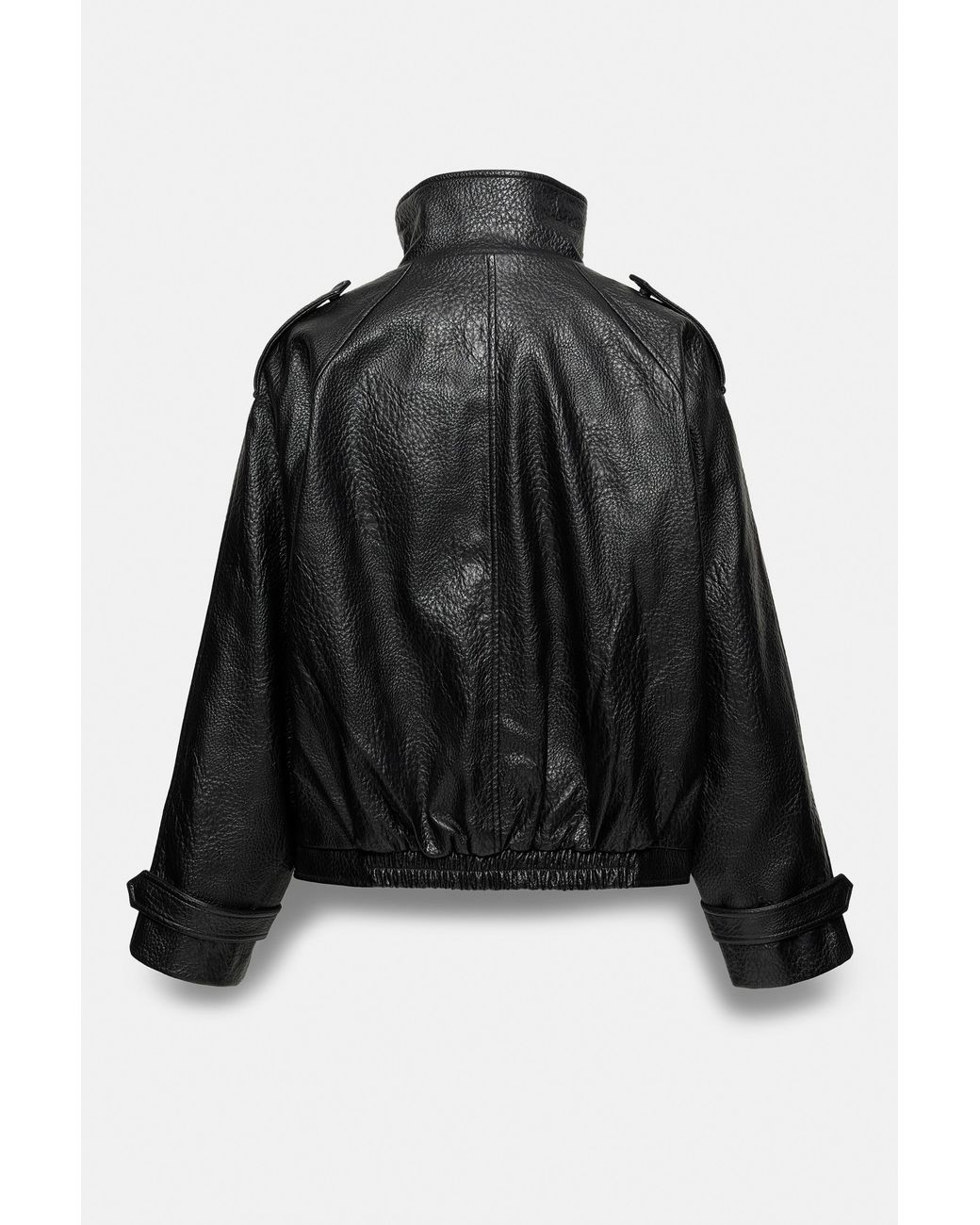 Giacca Testurizzata di Pull&Bear in Black da Uomo