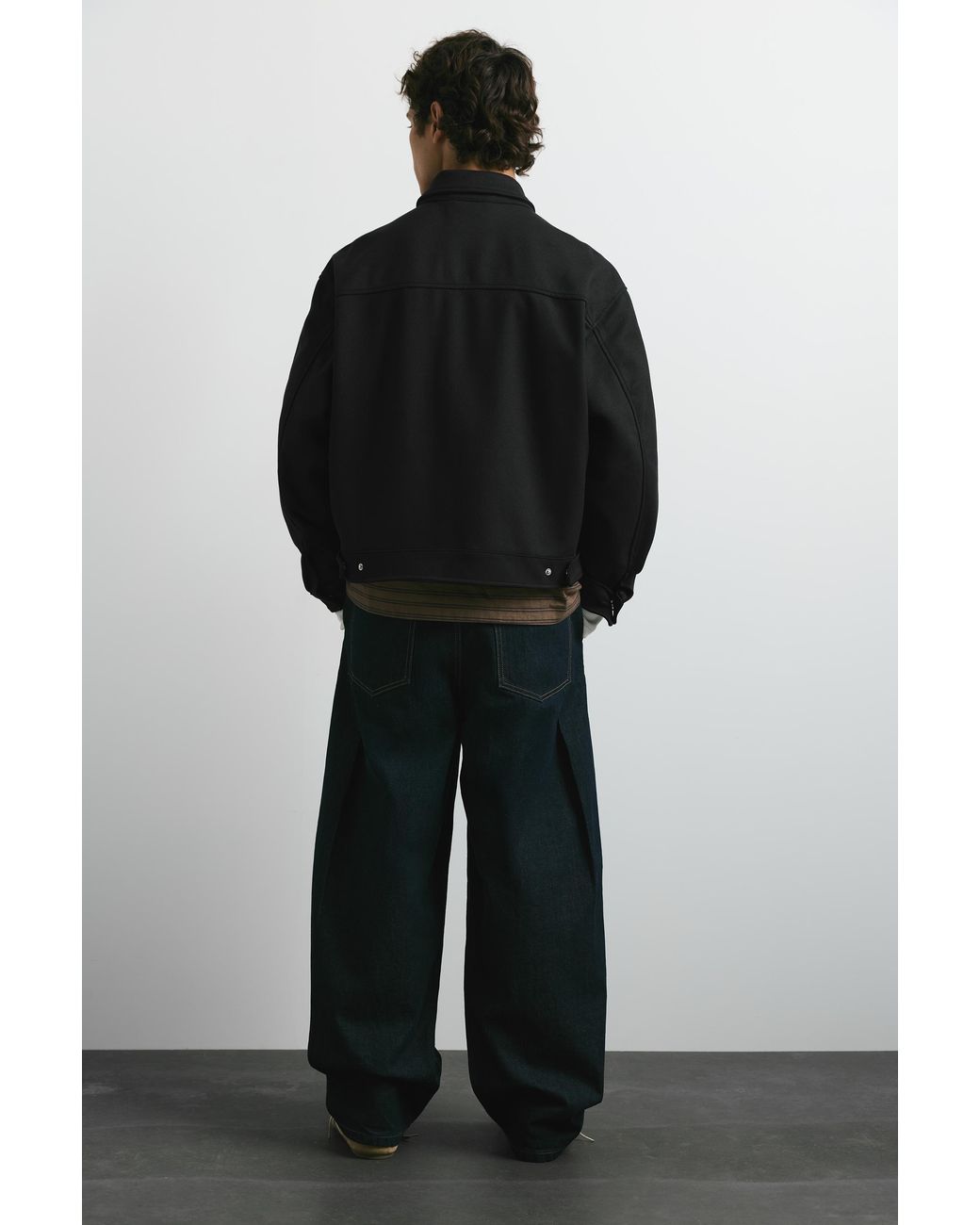Veste Trucker Pull&Bear pour homme en coloris Black