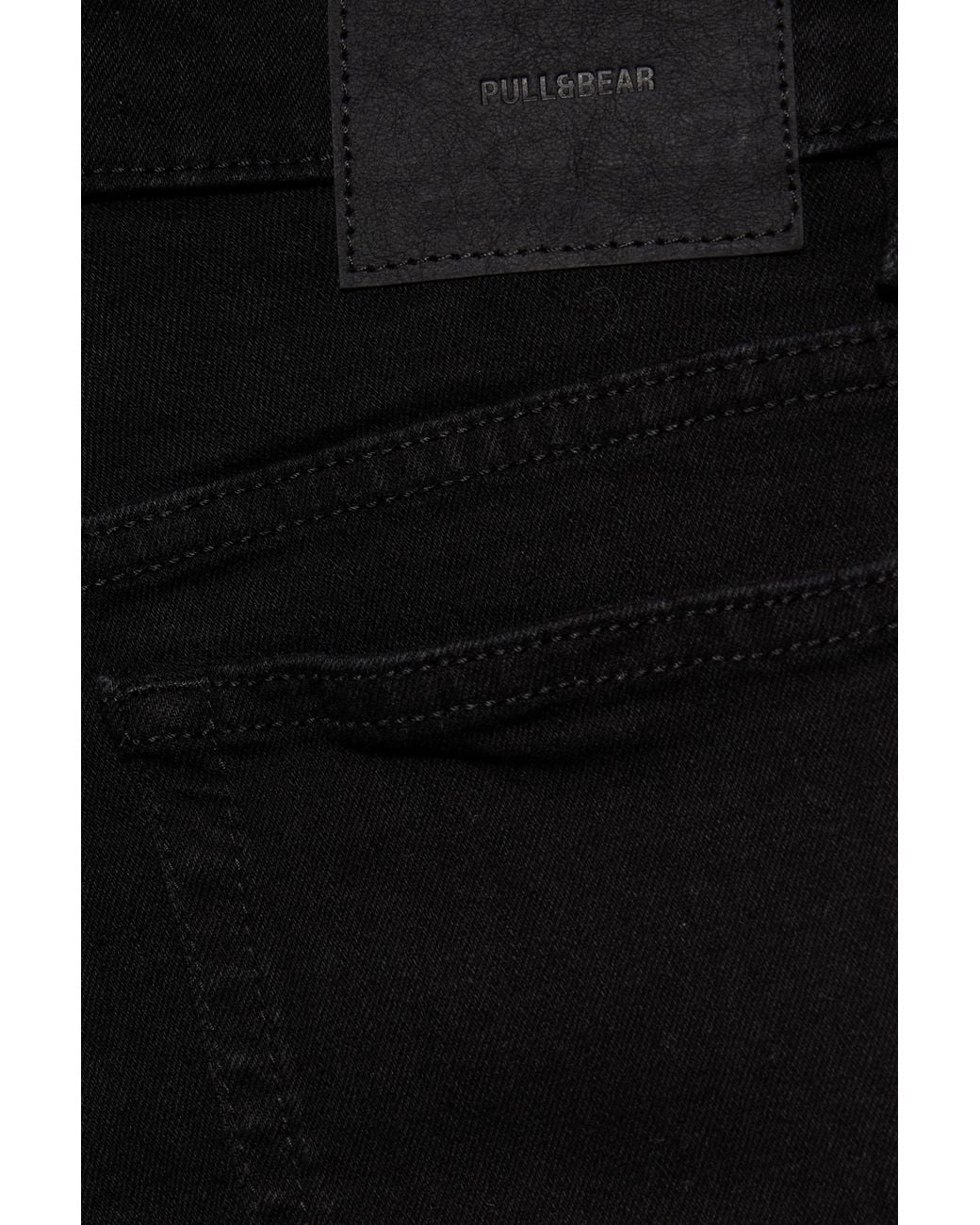 Pull&Bear Black Skinny Flare Jeans