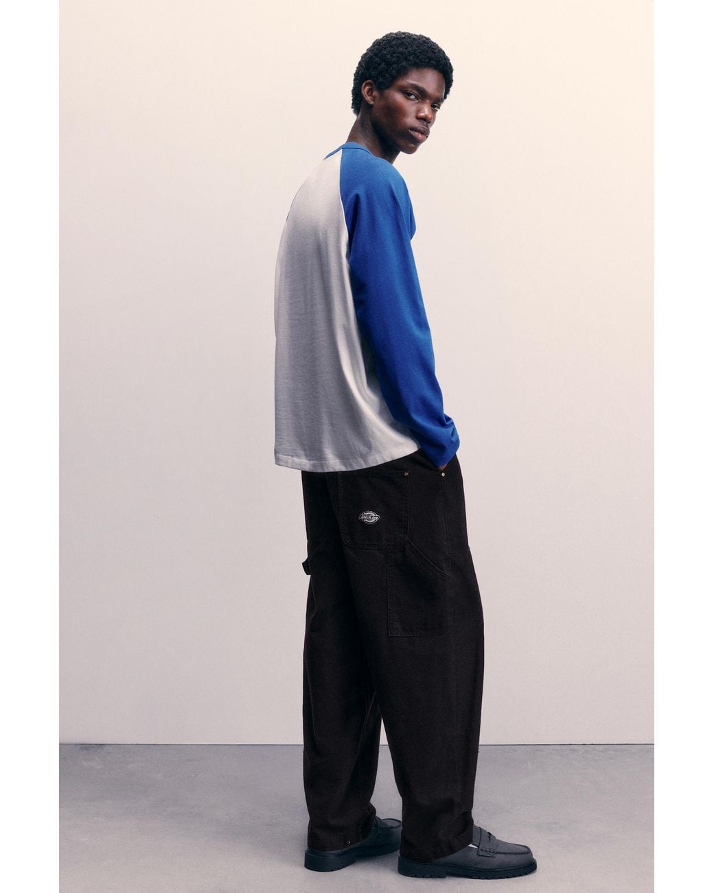 Pull&Bear Blue Dickies Cargo Trousers for men