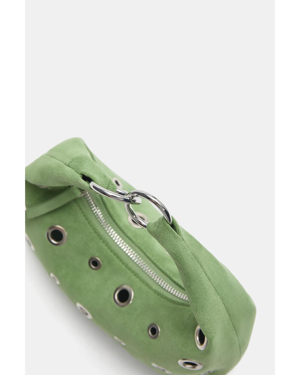 Borsa Borchie di Pull&Bear in Green