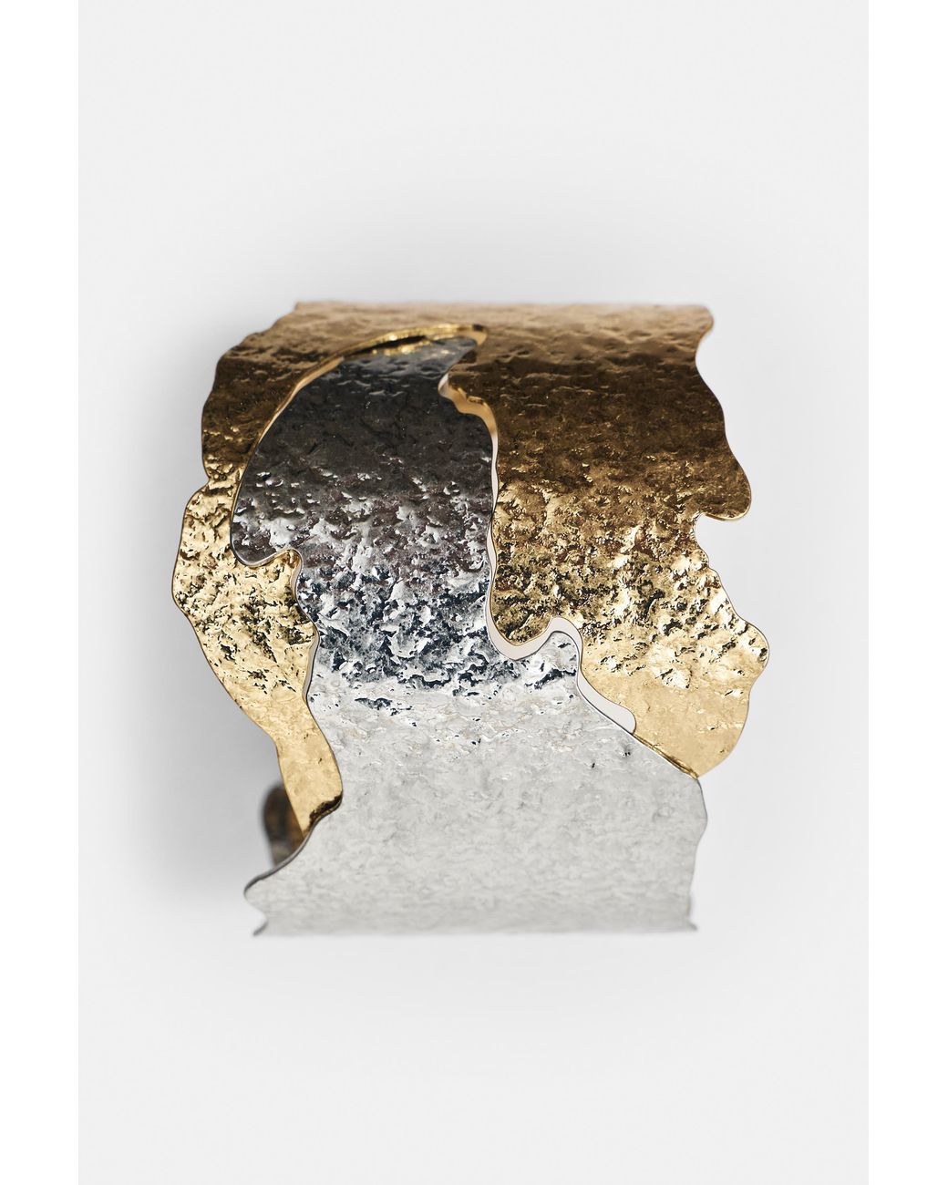 Bracelet Combiné Texturé Pull&Bear en coloris Metallic