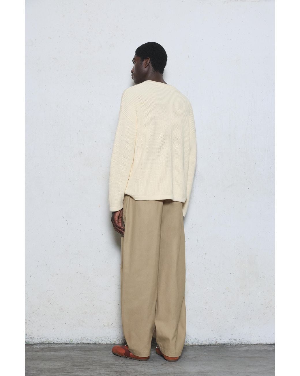 Pull Brodé Pull&Bear pour homme en coloris Natural