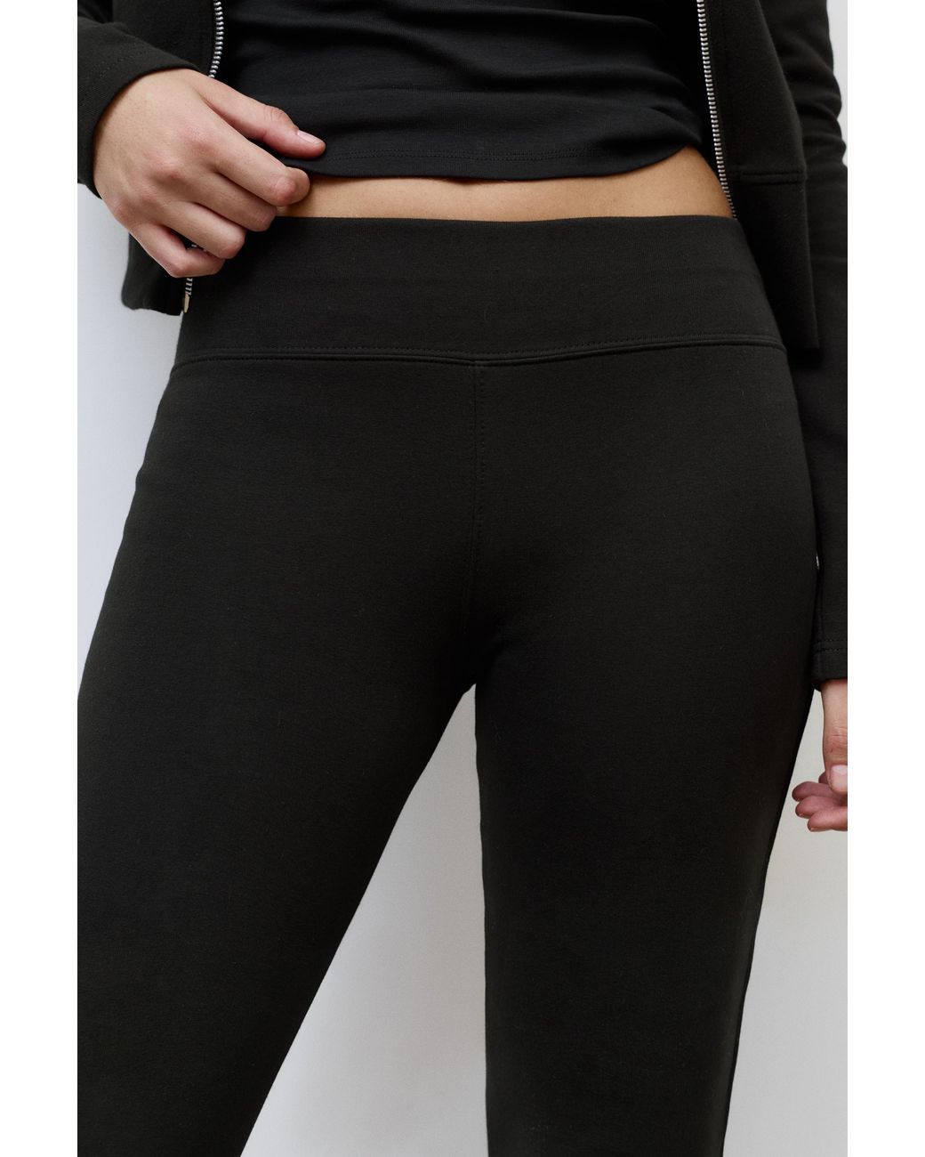 Pull&Bear Black Flared Trousers