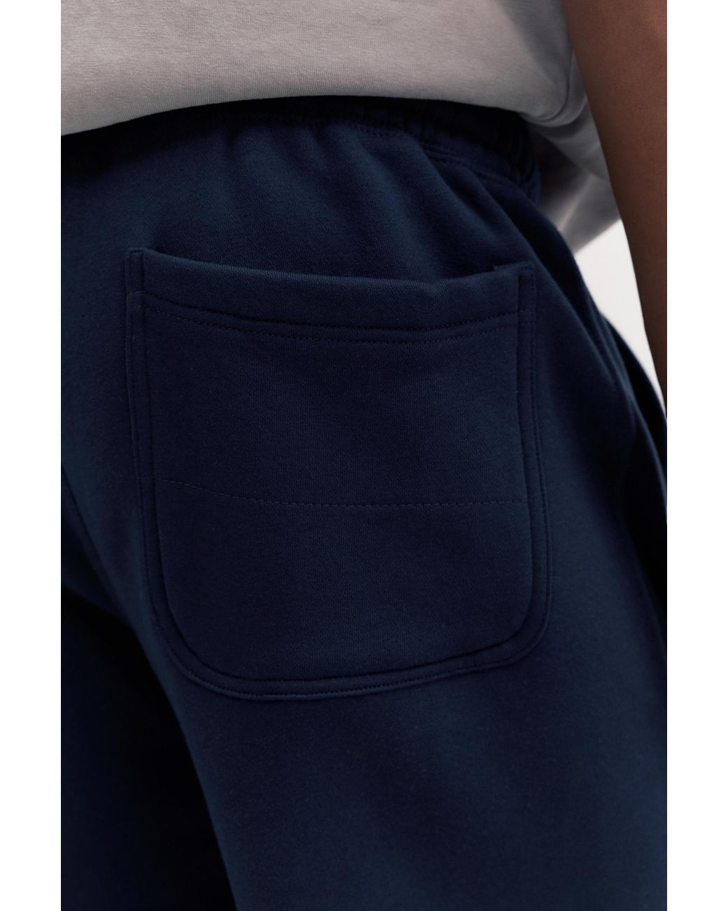 Pull&Bear Basic Baggy Joggingbroek in het Blue voor heren