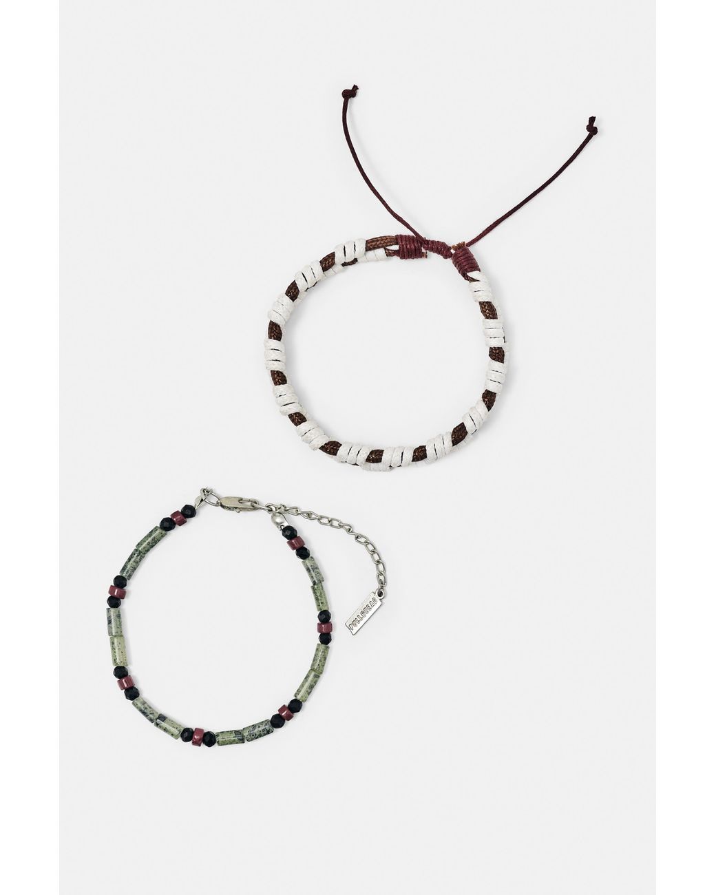 Pull&Bear Multicolor Pack Of 2 Bracelets for men