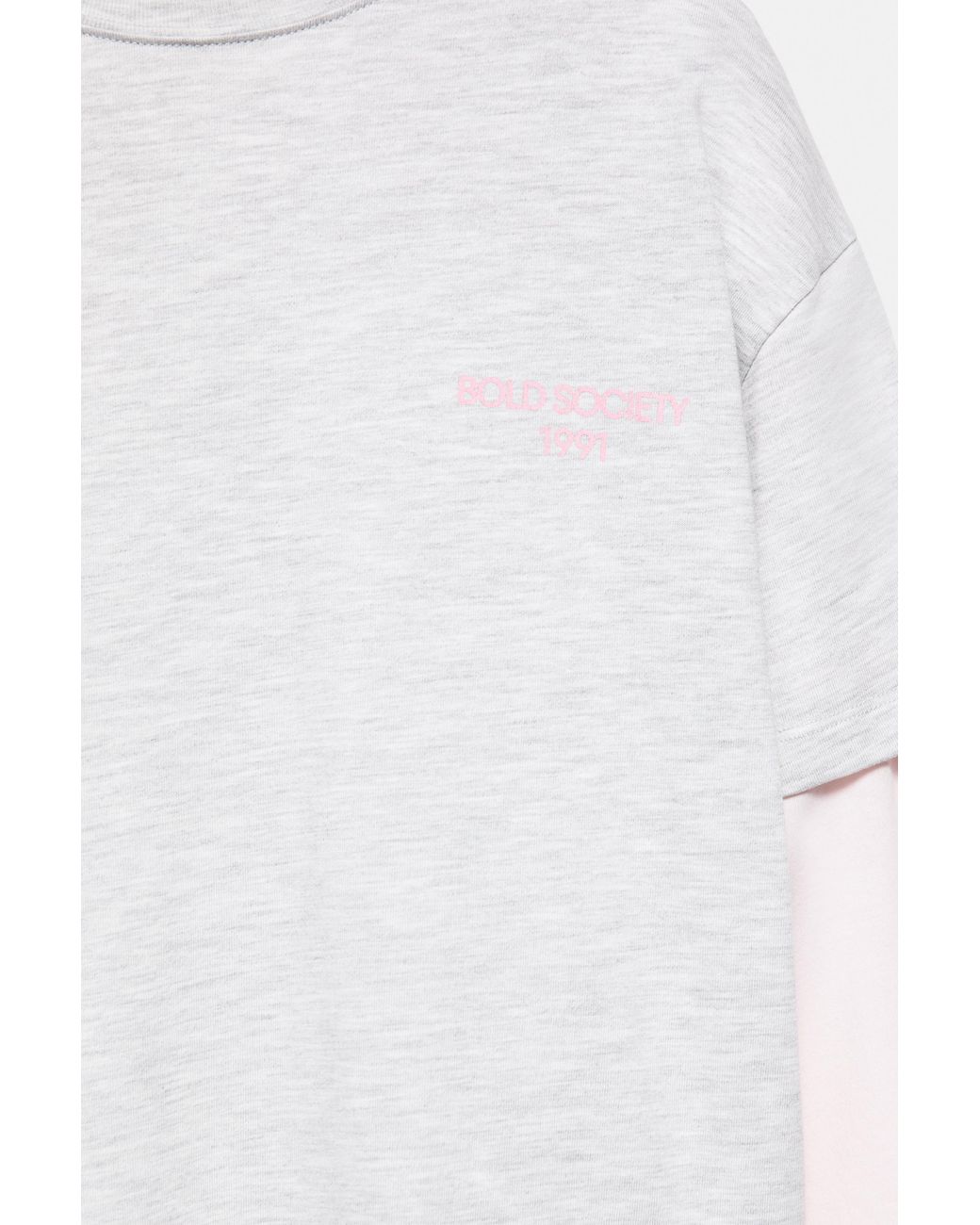 Pull&Bear Multicolor Double Sleeve T-Shirt