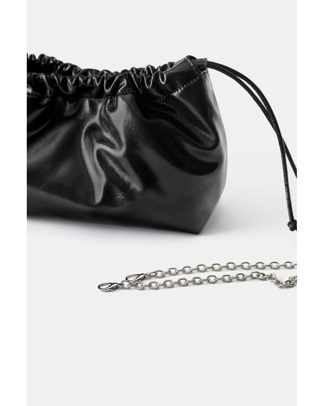 Pull&Bear Black Bucket Bag