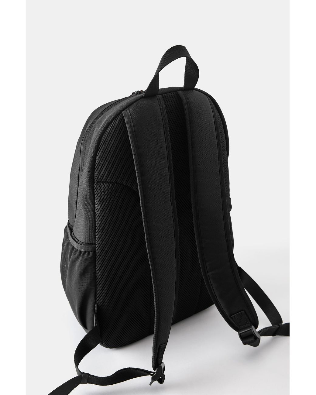 Pull&Bear Black Stwd Backpack for men