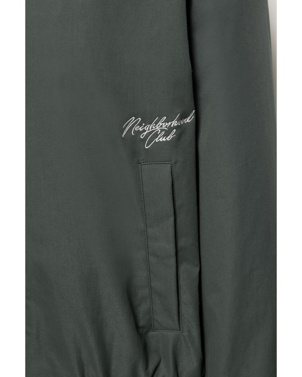 Pull&Bear Jack Met Borduursel in het Green voor heren