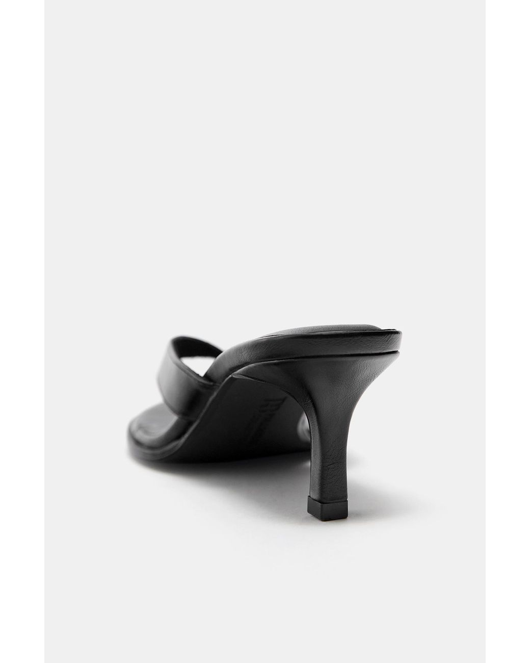 Sandales À Talon Pull&Bear en coloris Black