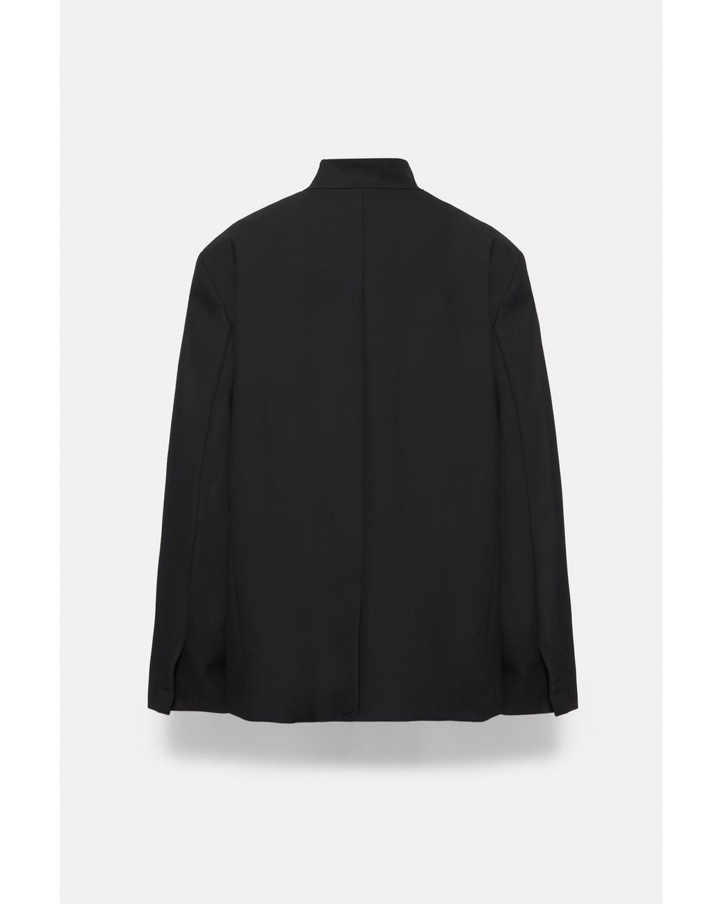 Blazer Nera A Doppiopetto di Pull&Bear in Black