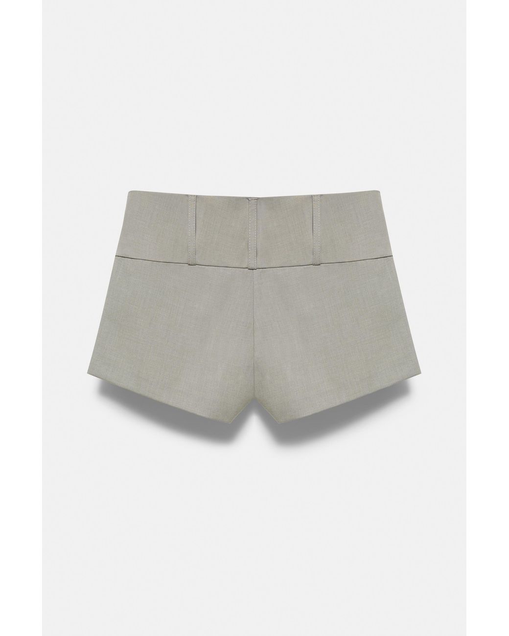 Pull&Bear Natural Tailored Mini Shorts