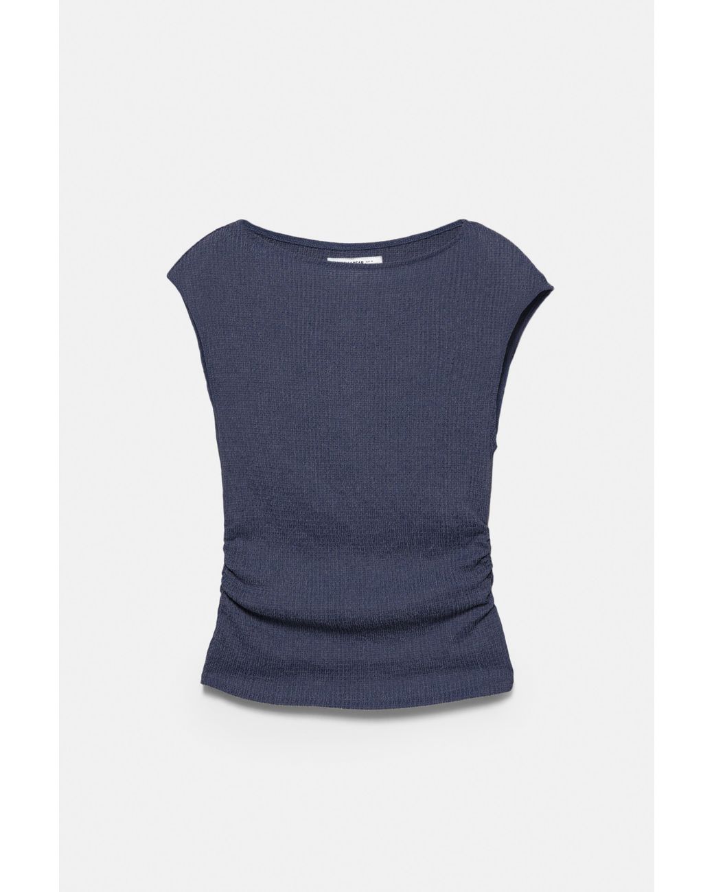 Pull&Bear Blue Crepe Top