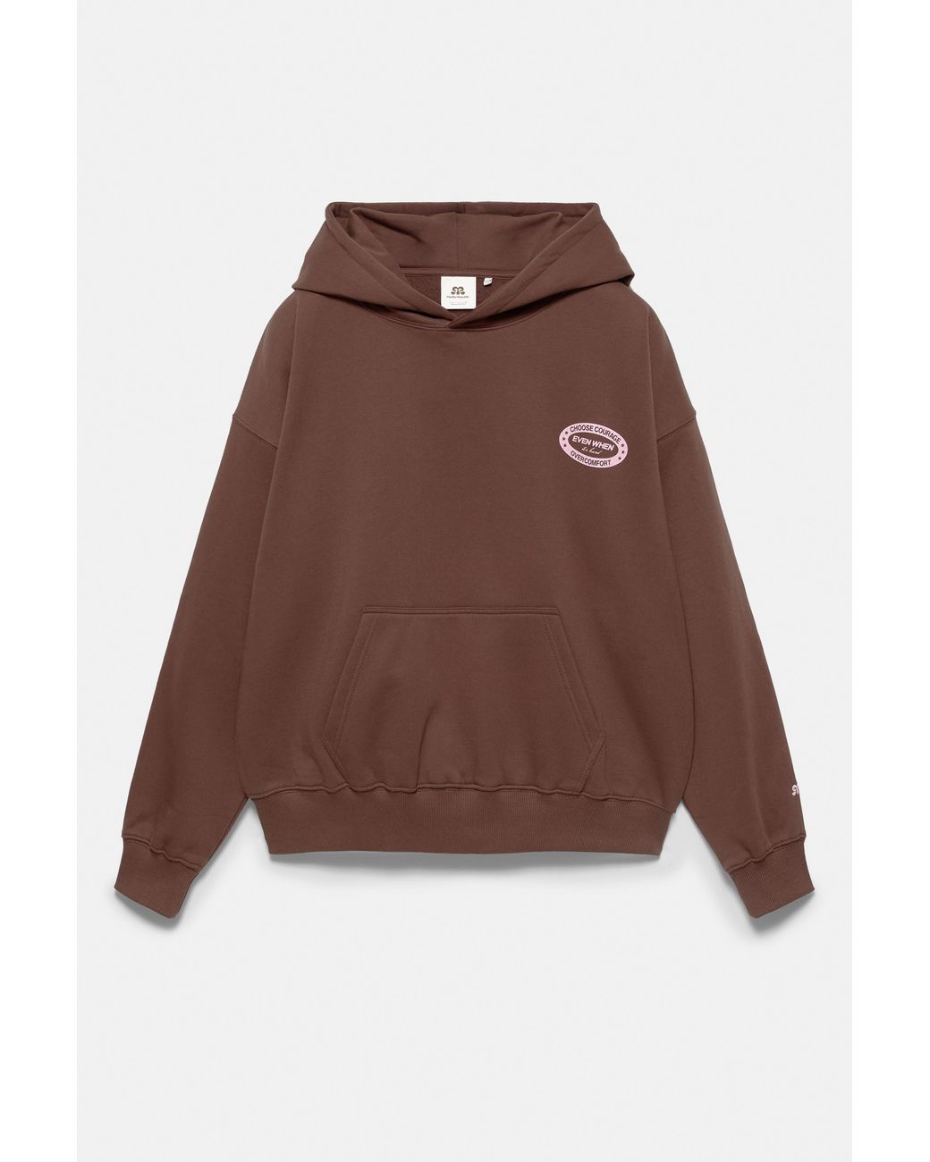 Sweat À Capuche Imprimé En Daim Pull&Bear en coloris Brown