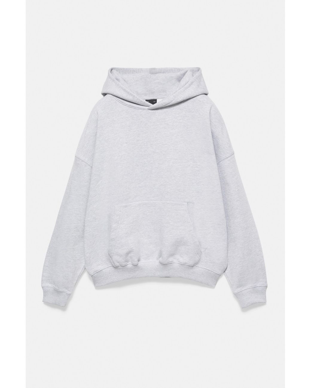 Pull&Bear Boxy Fit Hoodie in het White voor heren