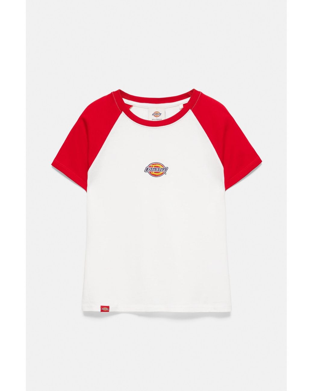 Pull&Bear Pink Dickies Contrast Sleeve T-Shirt
