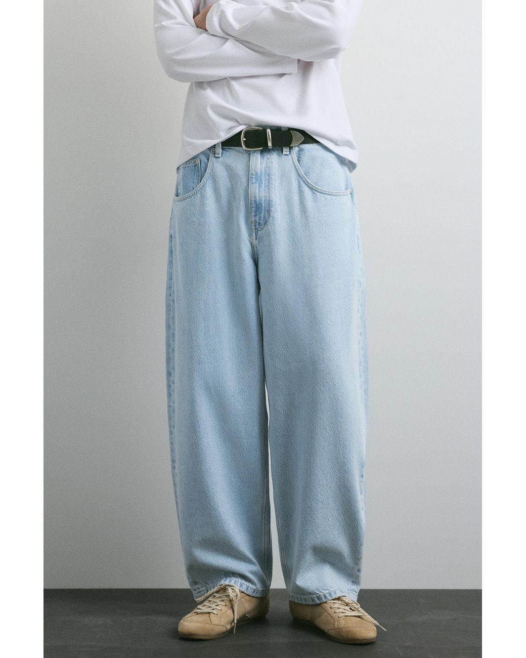 Pull&Bear Barrel Jeans in het Blue voor heren
