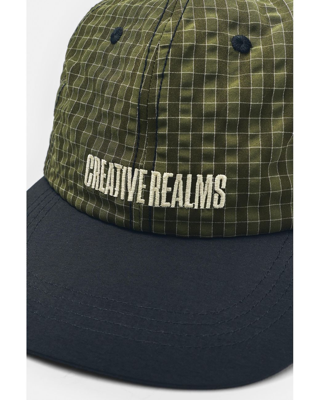 Pull&Bear Green Printed Embroidered Cap for men
