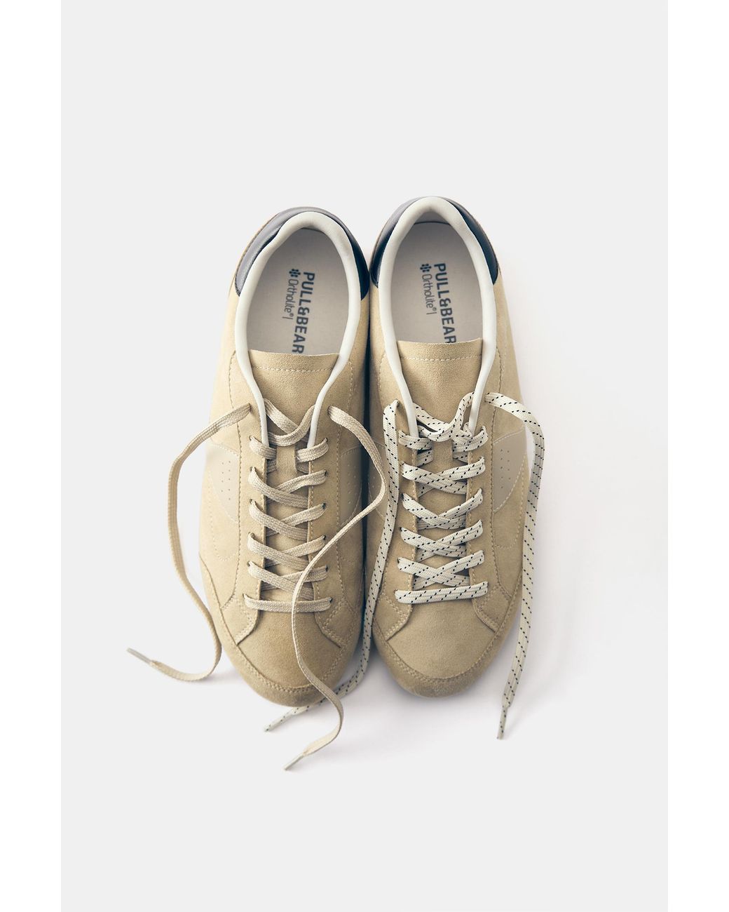 Pull&Bear Blue Slim Fit Trainers for men