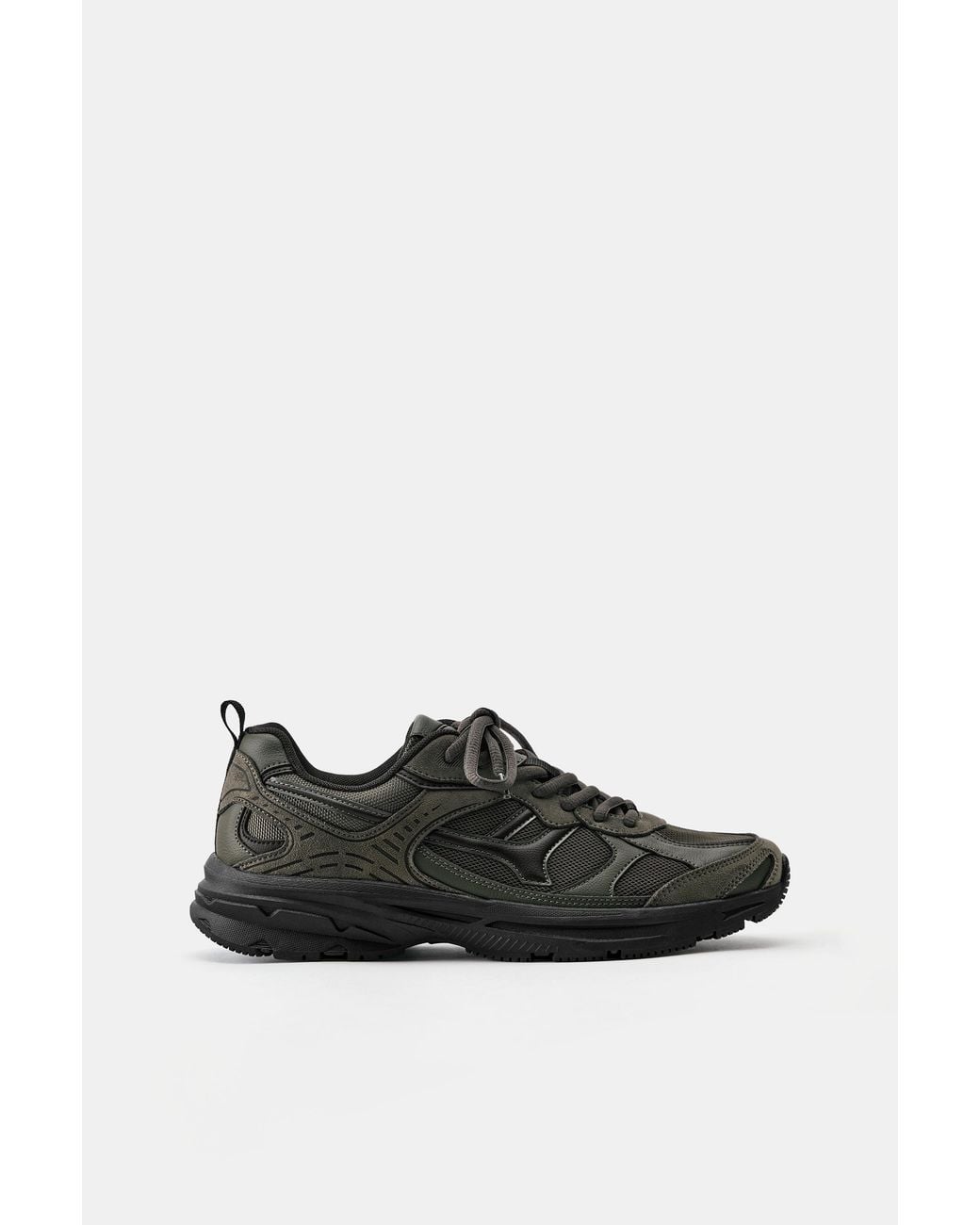 Pull&Bear Black Multi-Piece Trainers for men