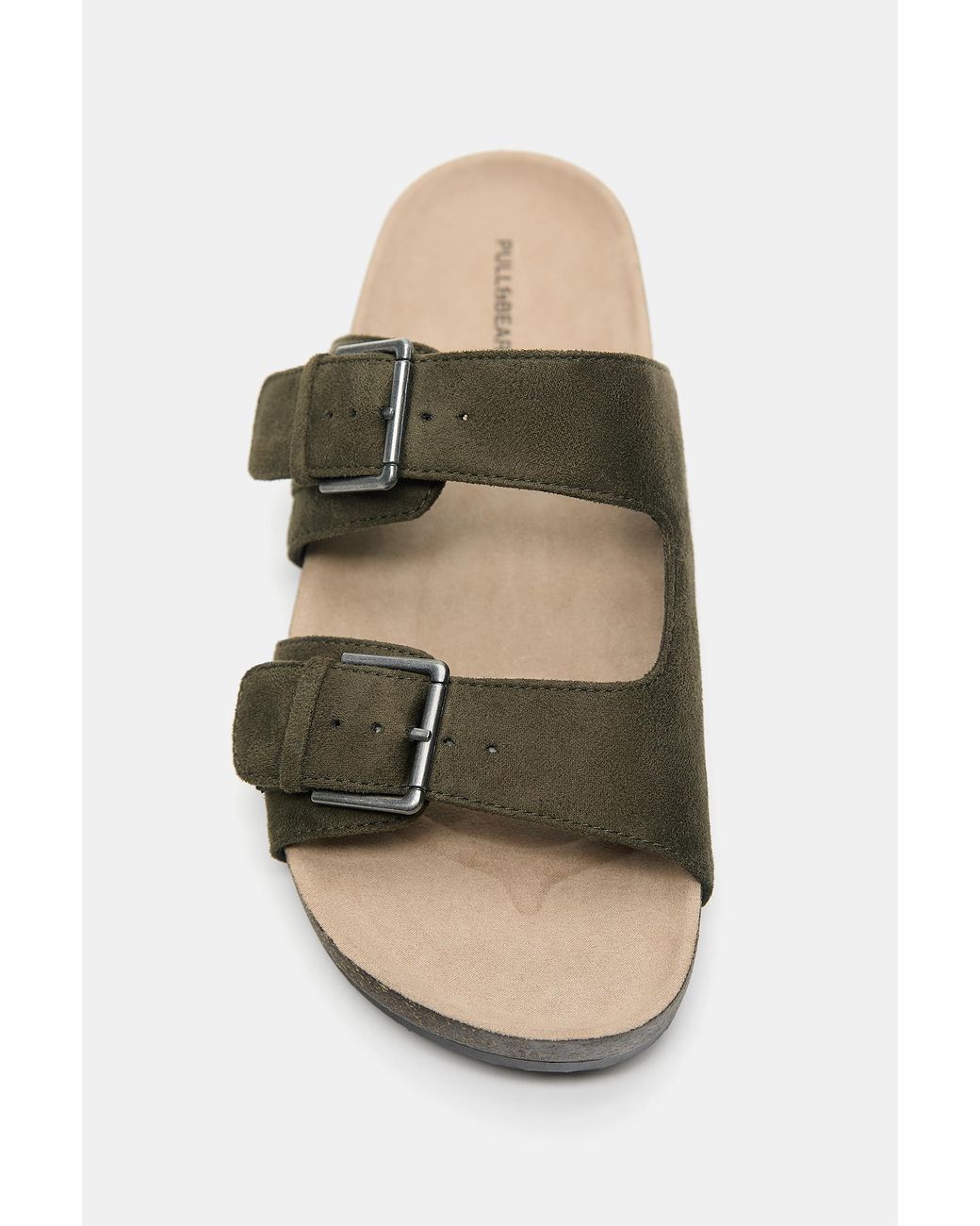 Pull&Bear Sandalen Mit Schnallen in Green für Herren