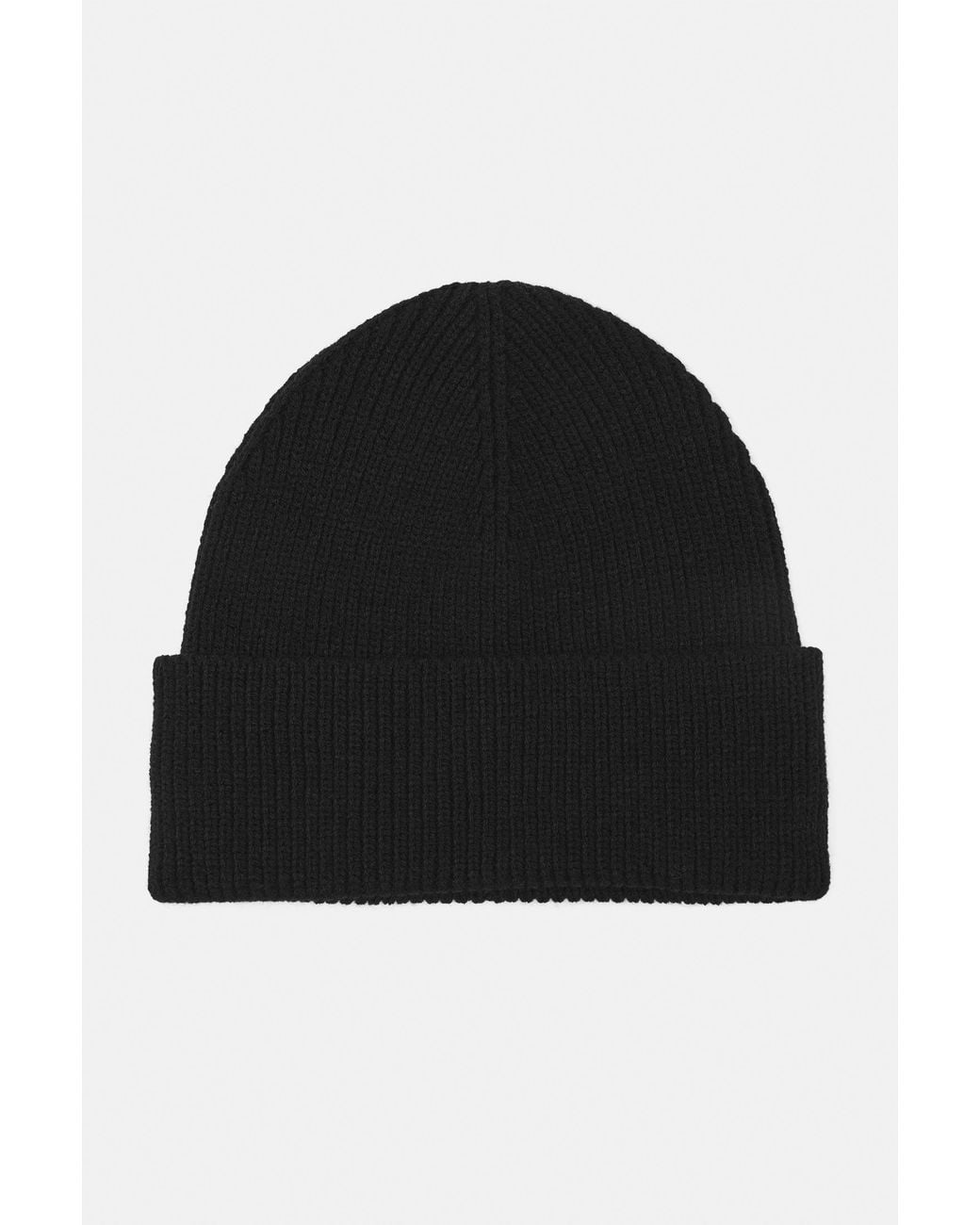 Pull&Bear Black Basic Beanie for men