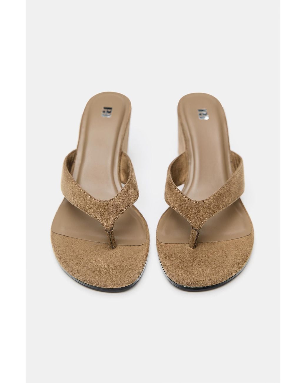 Sandali Zeppa di Pull&Bear in White