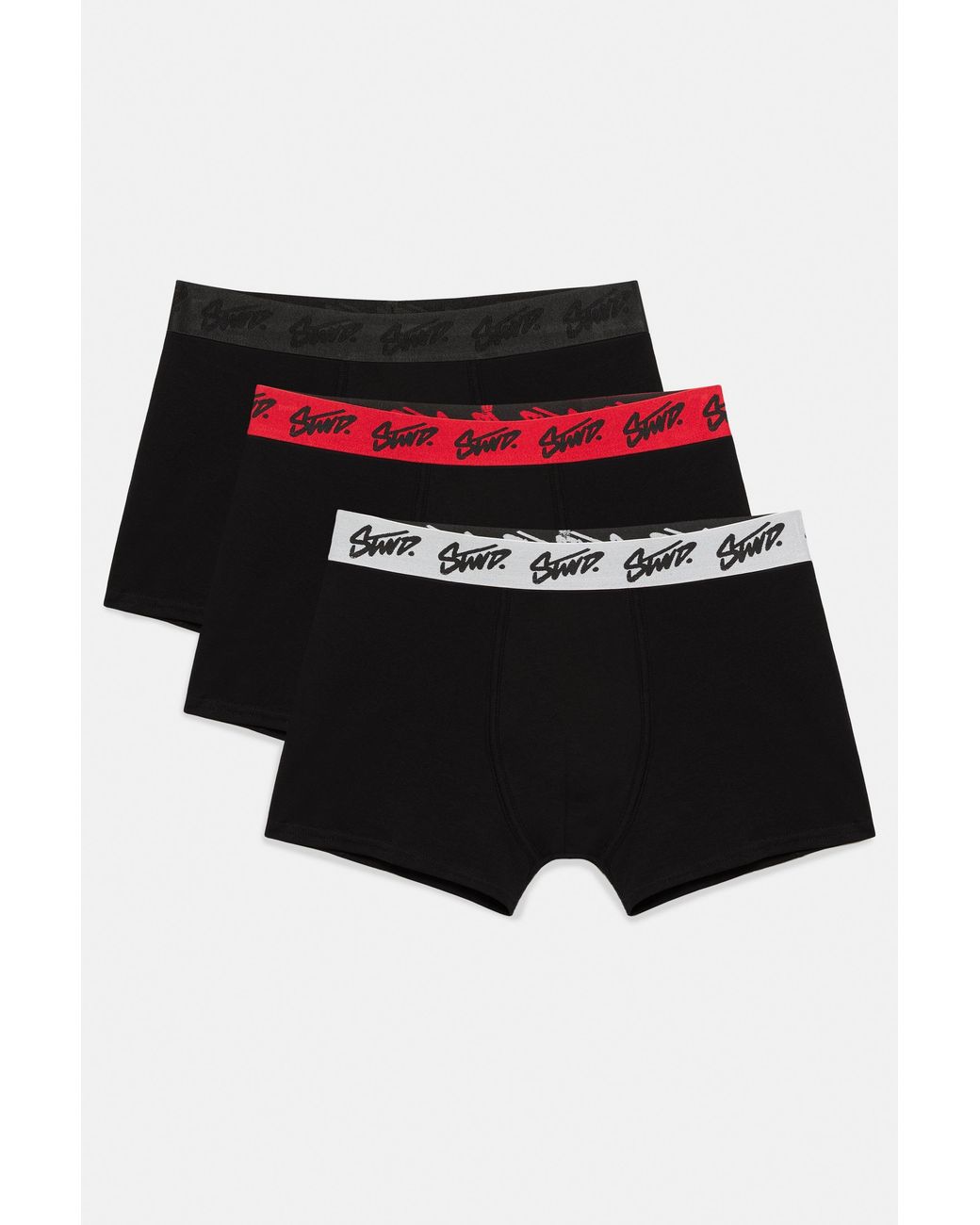Set 3 Boxer Stwd di Pull&Bear in Red da Uomo