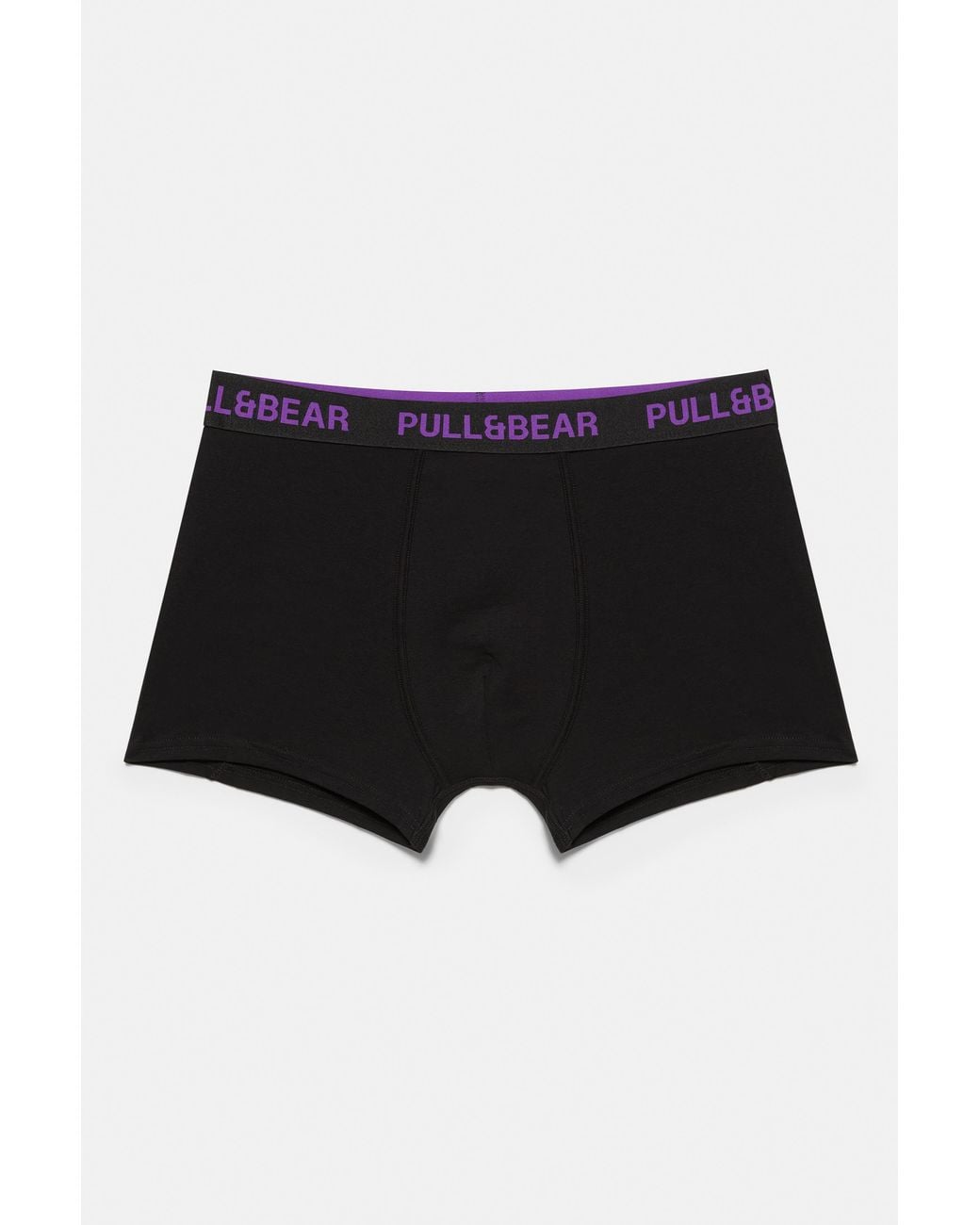 Pull&Bear Black Pack Of 3 Boxers for men
